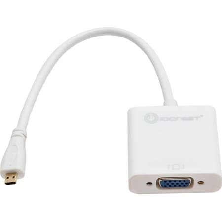Skilledpower Micro HDMI to VGA Cable Adapter; White SK689444